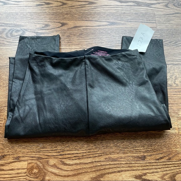 Commando Perfect Control Faux Leather Black Size M - Picture 4 of 11